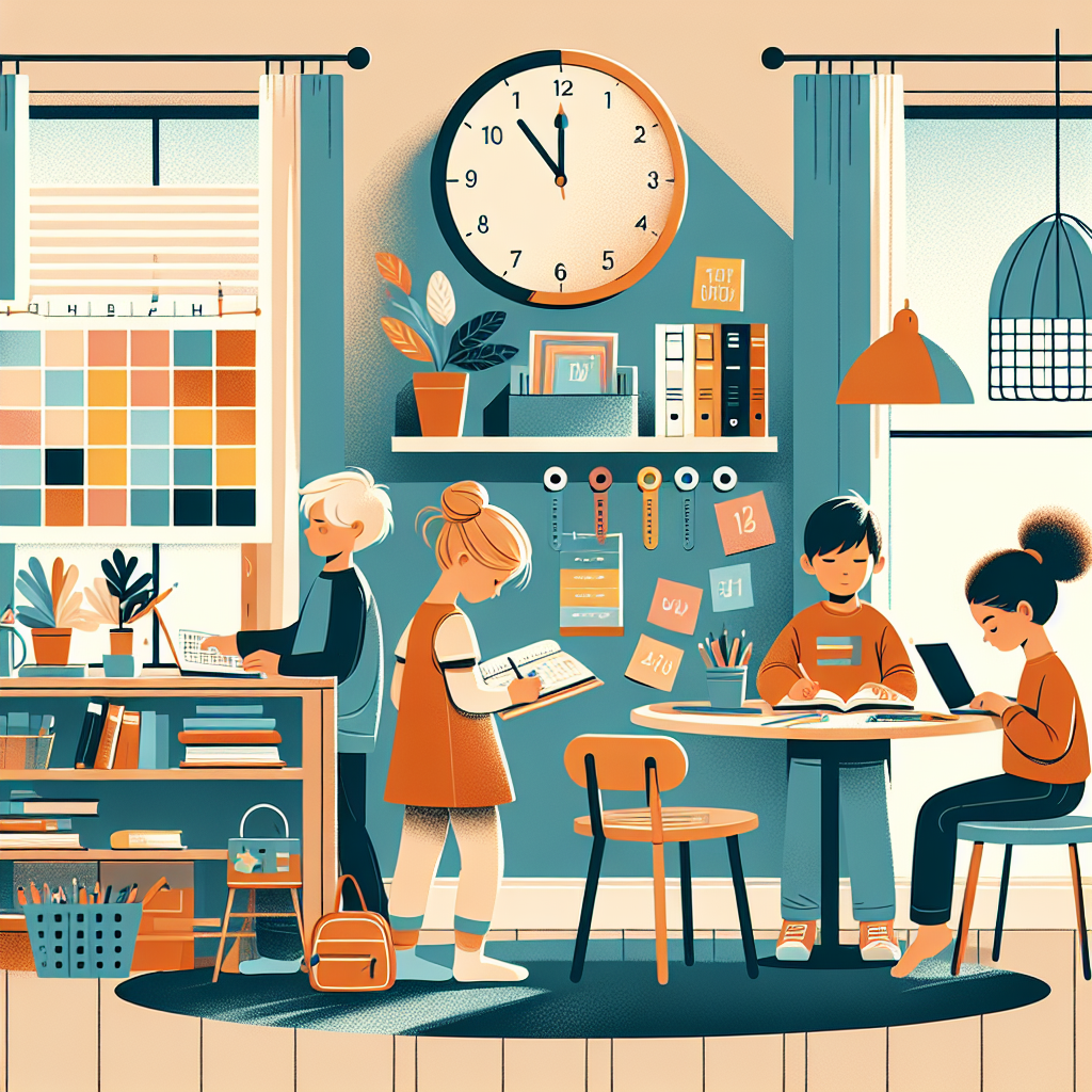 Managing Time Efficiently: Scheduling Techniques for Multi-Child Homeschooling